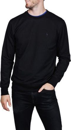 Tailorbyrd Fleece Crewneck Sweater in Black at Nordstrom Rack, Size Xx-Large