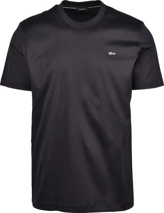 Paul & Shark Black/Silver Cotton T-shirt