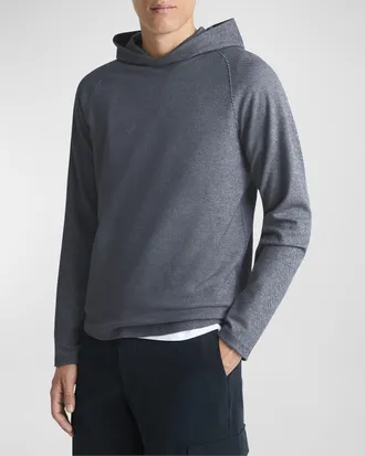 Vince Men & apos;s Broken Twill Pullover Hoodie