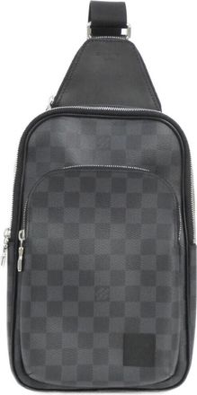 Louis Vuitton Damier Graphite Graphite Coated Canvas Shoulder Bag (Pre-Owned)