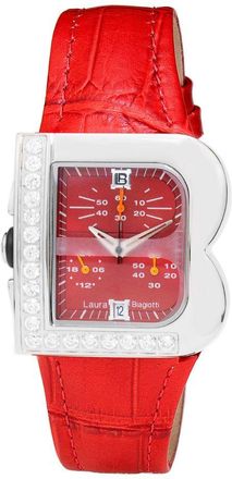 Laura Biagiotti Leather Dress Womens Watch