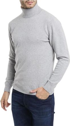 Daniele Fiesoli Turtleneck Jumper - male - Daniele Fiesoli - Turtlenecks - Gray - 2XL - Knitwear