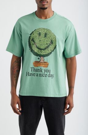 Market Bonsai Tree Graphic T-Shirt in Green at Nordstrom, Size Xx-Large