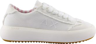 Sun 68 Witte Casual Sneakers voor Mannen - Dames - Sneakers - Wit - 41 EU - Schoenen