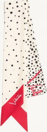 Valentino Garavani Little Stars Starry Silk Bandeau Scarf Wo