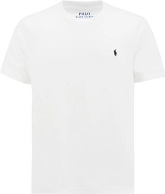 Ralph Lauren T-shirt met ronde hals - Heren - T-shirts - Wit - XL - Katoen - Tops