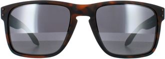 Oakley Square Mens Matt Brown Tortoise Prizm Zwarte zonnebril