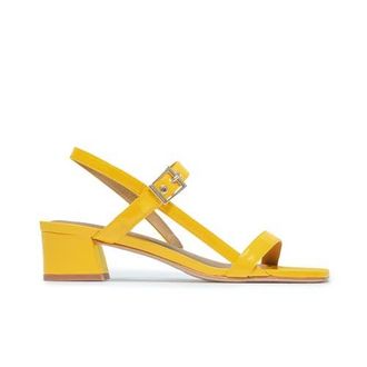 Bernardo Jinji Low Heel Sandal in Sunrise Yellow at Nordstrom, Size 7.5