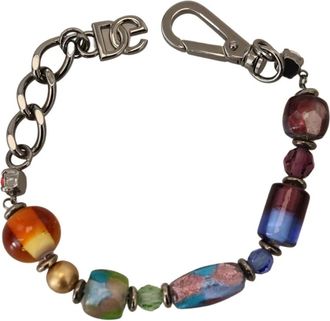 Dolce & Gabbana Multicolor Parels Zilveren Ketting Armband - Dames - Armbanden - Veelkleurig - ONE Size - Accessoires