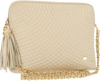 Bally Pre-owned Cross Body Bags, female, Beige, Size: ONE SIZE Pre-owned Leather Shoulder Bag