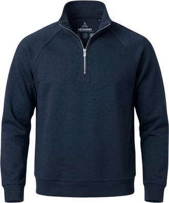 H&egrave;SKIMO L/P ZIP Interlock - - Sweatshirts & Hoodies - Uomo - Blu - M