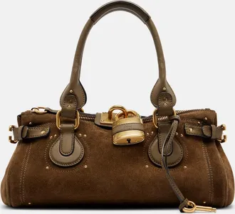 Chlo&eacute; Chlo&eacute; Borsa a spalla Paddington in suede