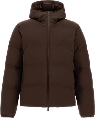 Herno Korte donsjas New Impact - Heren - Jassen - Bruin - Maat: 2XL