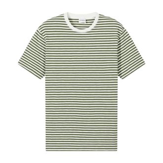 Closed Closed, T-Shirts, male, Green, Size: XL Striped Cotton T-shirt