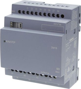 SIEMENS M&oacute;dulo De Expansi&oacute;n Siemens Logo Dm16 24 6ed10551cb100ba2
