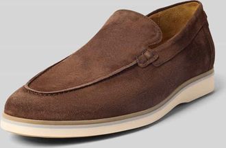 Floris Van Bommel Floris Van Bommel Loafers aus echtem Leder Modell De Oister in Dunkelbraun, Gr&ouml;&szlig;e 41
