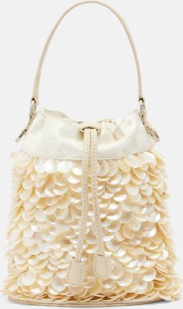 Staud Bolso saco Lila Mini adornado