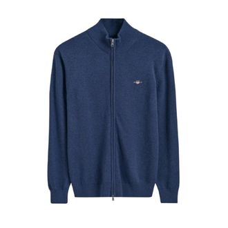 GANT Heren, Truien, Blauw, Maat: XL Katoen