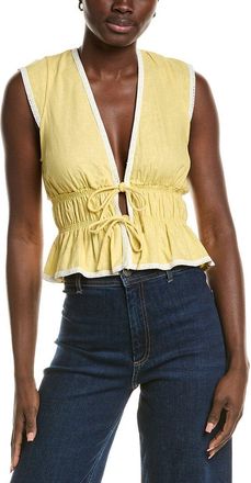 Wayf Linen-Blend Top