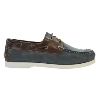 Jack Wills Leren bootschoenen voor heren (Blauw)