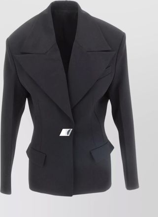 The Attico flap pockets long sleeves jacket