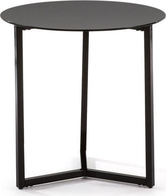 K Home Beistelltisch Leonard ø 50 cm - Schwarz