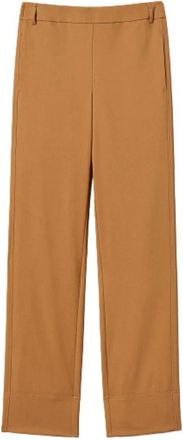 Twinset Straight Trousers, female, Brown, XS, Straight Trousers