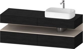 Duravit Qatego Consola Mueble Bajo Lavabo, 2 Extensiones, 2 - Duravit
