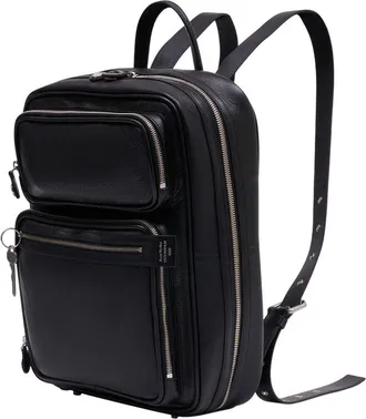 Acne Studios Calfskin Leather Backpack - Black
