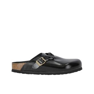 Birkenstock Mules, female, Black, Size: 11 US Boston Braided Narrow Fit