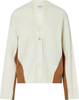 Liu Jo Cardigan in maglia - - Knitwear - Donna - Beige - L