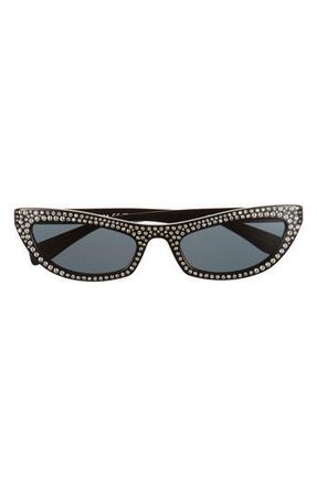 Marc Jacobs 54mm Cat Eye Sunglasses in Black Crystal at Nordstrom Rack
