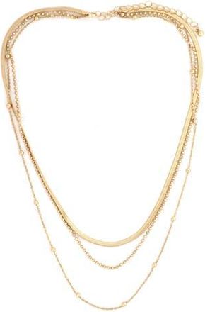 Panacea Layered Chain Necklace in Gold at Nordstrom Rack