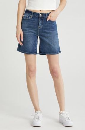 7 For All Mankind Denim Boy Shorts in Beida at Nordstrom Rack, Size 23
