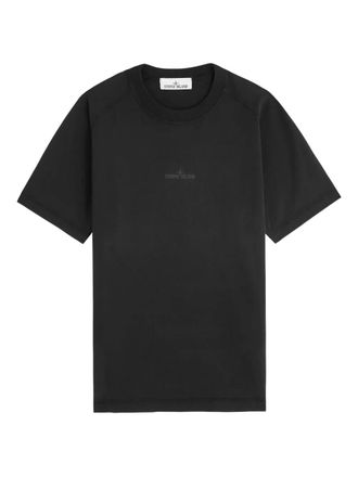 Stone Island T-shirt con applicazione - Nero