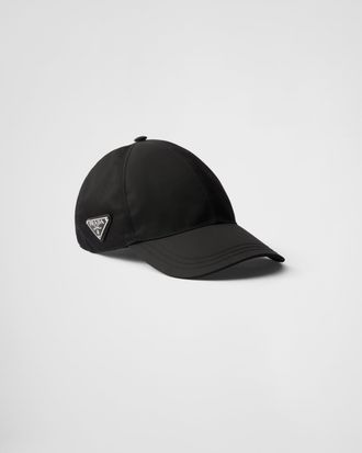 Prada Re-nylon Baseball Cap, Man, Black, Size XXL