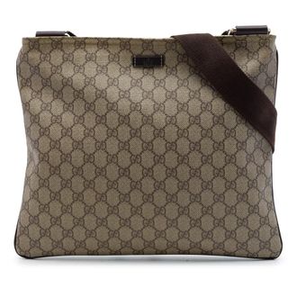 Gucci Pre-owned Gucci GG Supreme Crossbody Unisex 3VNNFQKKIX5HS7DV