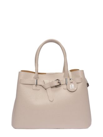 Anna Luchini Beige Rundleer Tas