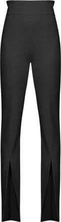 Pinko Stretch Crepe Broek - Dames - Slim Fit Broeken - Zwart - XS - Broeken