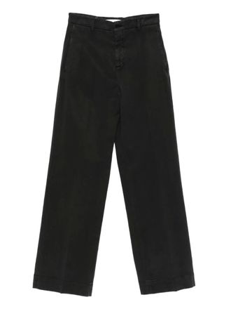 BRIGLIA 1949 cotton tailored trousers - Black