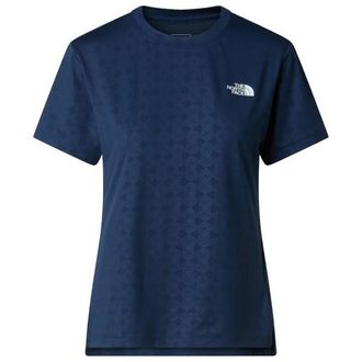 The North Face Flex Geo Embossed Short Sleeve Tee Funktionsshirt f&uuml;r Damen | blau