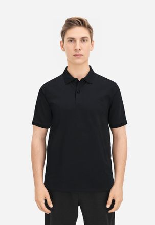 Jack & Jones Poloshirt JACK & JONES JJEPERFECT POLO SS SN, Herren, Gr. XS, blau (schwarz navy), Jersey, Obermaterial: 95% Baumwolle, 5% Elasthan, unifarben, regula