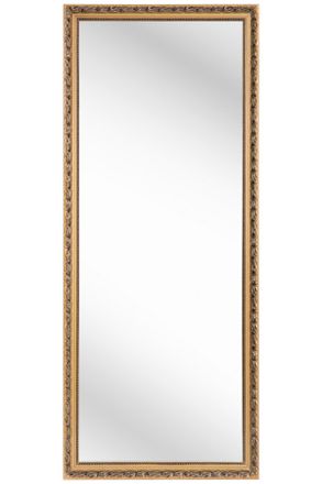 CARRYHOME Wandspiegel, Goldfarben, Glas, Eukalyptusholz, massiv, rechteckig, 70x170x3 cm, Ganzk&ouml;rperspiegel, Spiegel, Wandspiegel