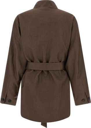 Kiton Womens Brown Polyamide Blazer Clothing