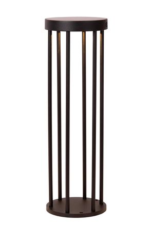 Lucide L&aacute;mpara baliza de aluminio con 1 led integrado, negro