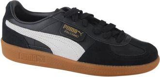 Puma Palermo Leren Sneakers, Zwart