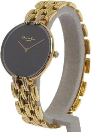Dior Pre-owned Bagheera Quartz - Dames - Vintage Horloges - Zwart - ONE Size - Vintage