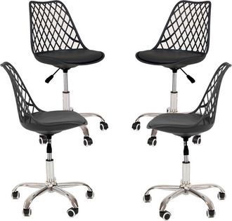 Regalos Miguel Regalos Miguel - Packs Sillas - Pack 4 Sillas Mima Office - Negro