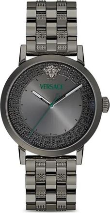 Versace Modello con motivo Greca 40MM - Grigio
