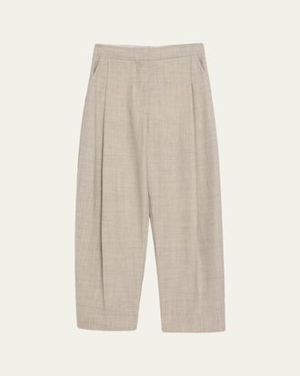 STUDIO NICHOLSON Belted Round Leg Pant Clothing from $524.00